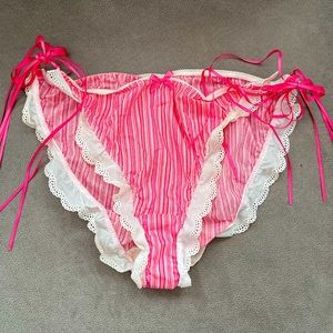 Victoria’s Secret ribbon tie panties